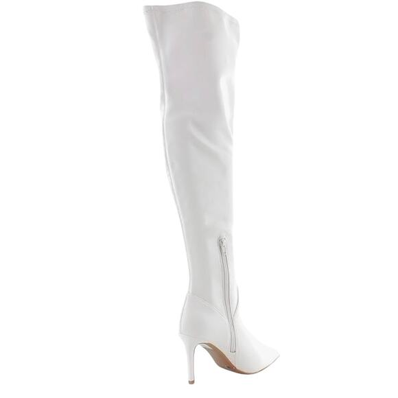 Jessica Simpson Women's Abrine Over The Knee Boots White Size 10 - Picture 4 of 5